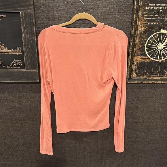 Paige Women's Sycamore Rib-Knit Cut-Out Cardigan-size Med - Picture 5 of 5